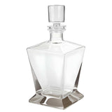 34 oz. Clear Mouth Blown Crystal Glass Liquor Decanter - Homeroots - Flyclothing LLC