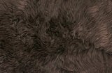 5' X 6' Chocolate Wool Sheepskin Handmade Area Rug - Homeroots - Flyclothing LLC
