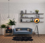 4' X 6' Black Faux Fur Washable Non Skid Area Rug - Homeroots - Flyclothing LLC