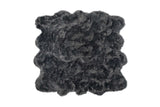 6' X 6' Grey Faux Fur Washable Non Skid Area Rug - Homeroots - Flyclothing LLC