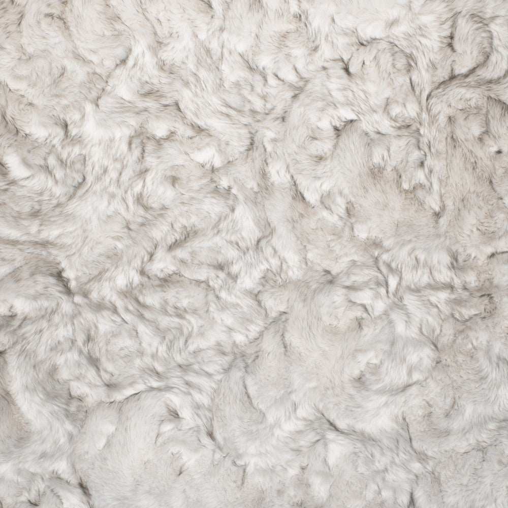 6' X 6' Ombre Grey Faux Fur Washable Non Skid Area Rug - Homeroots - Flyclothing LLC