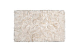 3' X 5' Ombre Tan Faux Fur Washable Non Skid Area Rug - Homeroots - Flyclothing LLC