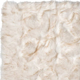 3' X 5' Ombre Tan Faux Fur Washable Non Skid Area Rug - Homeroots - Flyclothing LLC