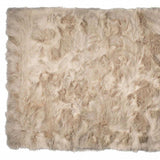 5' X 8' Taupe Faux Fur Non Skid Area Rug - Homeroots - Flyclothing LLC