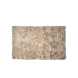 5' X 8' Taupe Faux Fur Non Skid Area Rug - Homeroots - Flyclothing LLC