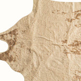 4' X 5' Off White And Silver Faux Cowhide Non Skid Area Rug - Homeroots - Flyclothing LLC