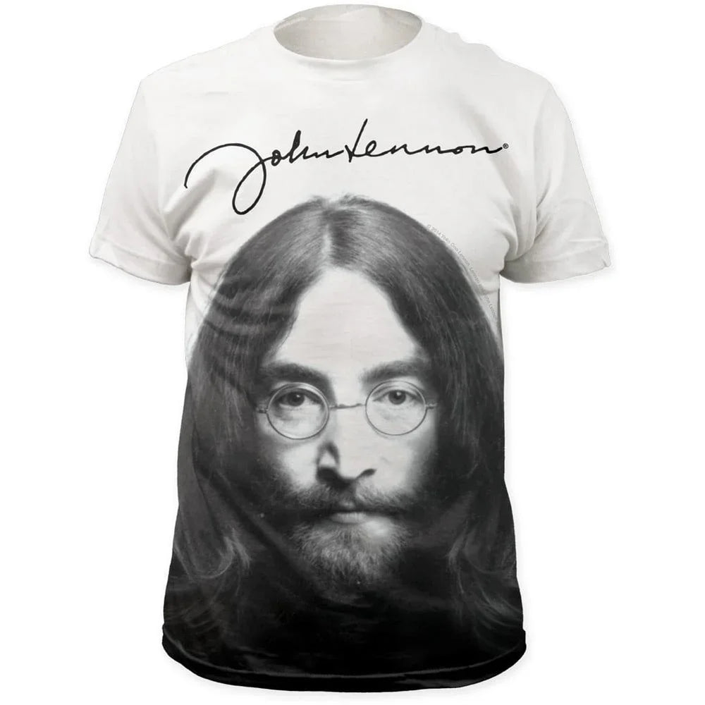 John Lennon Signature T-Shirt - John Lennon - Flyclothing LLC
