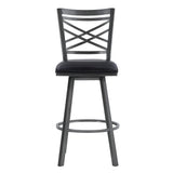 30" Iron Bar Height Bar Chair - Homeroots