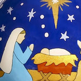 Silent Night Hand Painted Mouth Blown Glass Ornament - Homeroots - Flyclothing LLC