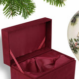 Home of the Red Cardinals Hand Painted Mouth Blown Glass Ornament - Homeroots - Flyclothing LLC