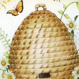 Beehive Home Sweet Home Hand Painted Mouth Blown Glass Ornament - Homeroots - Flyclothing LLC