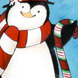 Anywhere with You is Always Better Penguin Hand Painted Mouth Blown Glass Ornament - Homeroots - Flyclothing LLC