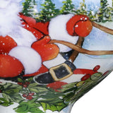 Santa Riding a Sleigh Hand Painted Mouth Blown Glass Ornament - Homeroots - Flyclothing LLC