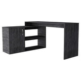 60" Gray L Shape Computer Desk - Homeroots - Flyclothing LLC