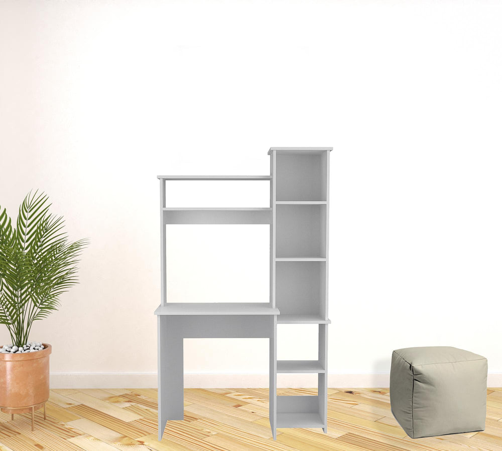 40" White Computer Desk - Homeroots - Flyclothing LLC