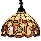 62" Brown Metal Arched Floor Lamp With Amber and Red Flowers Stained Glass Shade - Homeroots - Flyclothing LLC