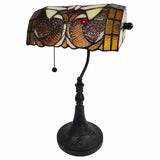 19" Dark Brown Candlestick Table Lamp With Beige Dome Shade - Homeroots - Flyclothing LLC