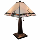 22" Dark Brown Metal Two Light Candlestick Table Lamp With Ivory Shade - Homeroots - Flyclothing LLC