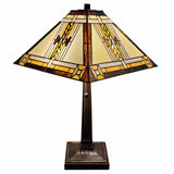 22" Dark Brown Metal Two Light Candlestick Table Lamp With Beige Shade - Homeroots - Flyclothing LLC