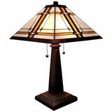 22" Dark Brown Metal Two Light Candlestick Table Lamp With Beige Shade - Homeroots - Flyclothing LLC