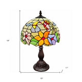 19" Dark Brown Metal Candlestick Table Lamp With Ivory Dome Shade - Homeroots - Flyclothing LLC