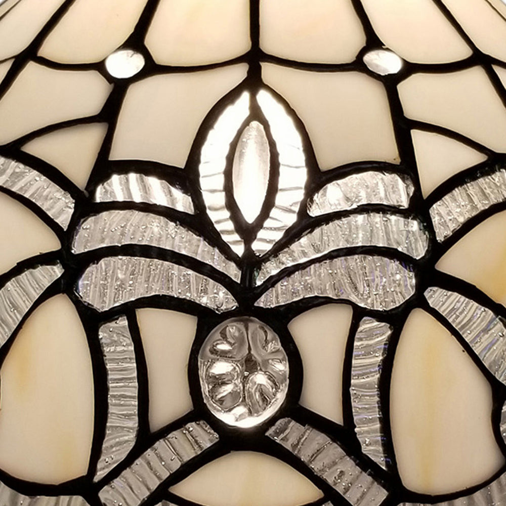 19" Dark Brown Metal Candlestick Table Lamp With White Dome Shade - Homeroots - Flyclothing LLC