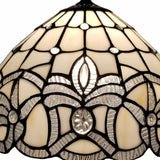 19" Dark Brown Metal Candlestick Table Lamp With White Dome Shade - Homeroots - Flyclothing LLC