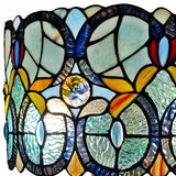 22" Dark Brown Metal Two Light Candlestick Table Lamp With Green Shade - Homeroots - Flyclothing LLC