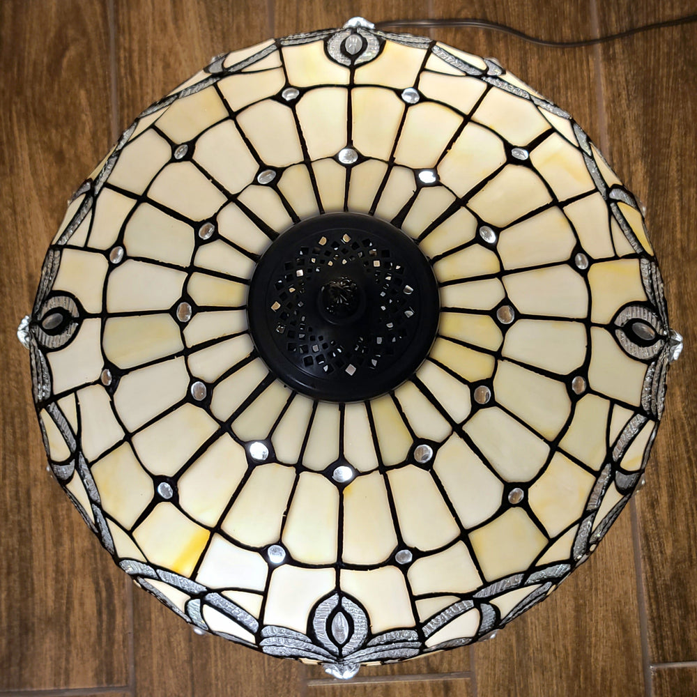 23" Dark Brown Metal Two Light Candlestick Table Lamp With White Shade - Homeroots - Flyclothing LLC