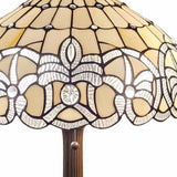 23" Dark Brown Metal Two Light Candlestick Table Lamp With White Shade - Homeroots - Flyclothing LLC