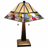 22" Dark Brown Metal Two Light Candlestick Table Lamp With White Shade - Homeroots - Flyclothing LLC