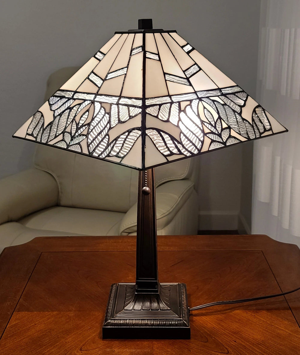 22" Dark Brown Metal Two Light Candlestick Table Lamp With White Shade - Homeroots - Flyclothing LLC