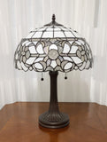 23" Dark Brown Metal Two Light Candlestick Table Lamp With White Shade - Homeroots - Flyclothing LLC