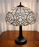 23" Dark Brown Metal Two Light Candlestick Table Lamp With White Shade - Homeroots - Flyclothing LLC