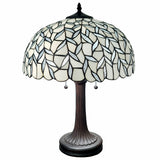 23" Dark Brown Metal Two Light Candlestick Table Lamp With White Shade - Homeroots - Flyclothing LLC