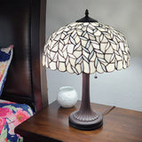 23" Dark Brown Metal Two Light Candlestick Table Lamp With White Shade - Homeroots - Flyclothing LLC