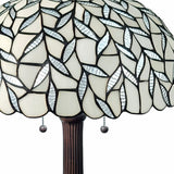 23" Dark Brown Metal Two Light Candlestick Table Lamp With White Shade - Homeroots - Flyclothing LLC