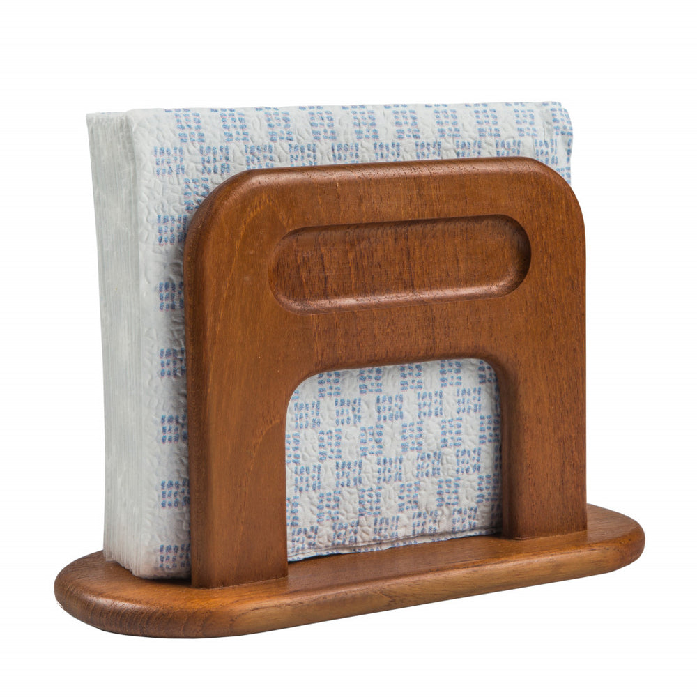 Free Standing 8.25 " Wood Napkin Holder - Homeroots - Flyclothing LLC