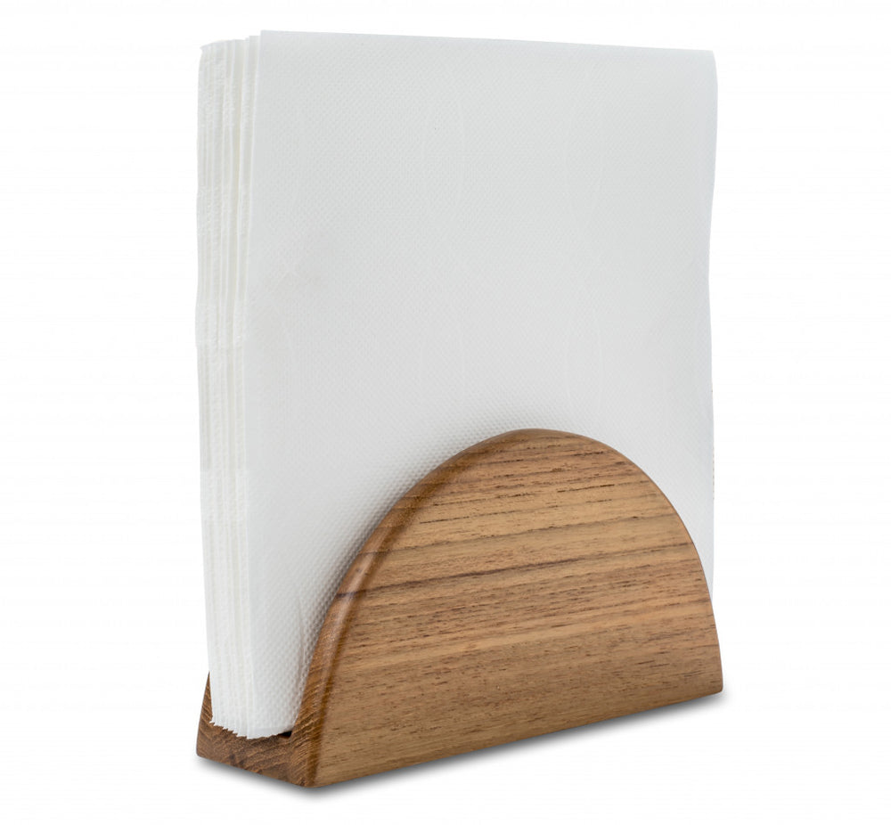 Free Standing 5.88 " Wood Napkin Holder - Homeroots - Flyclothing LLC