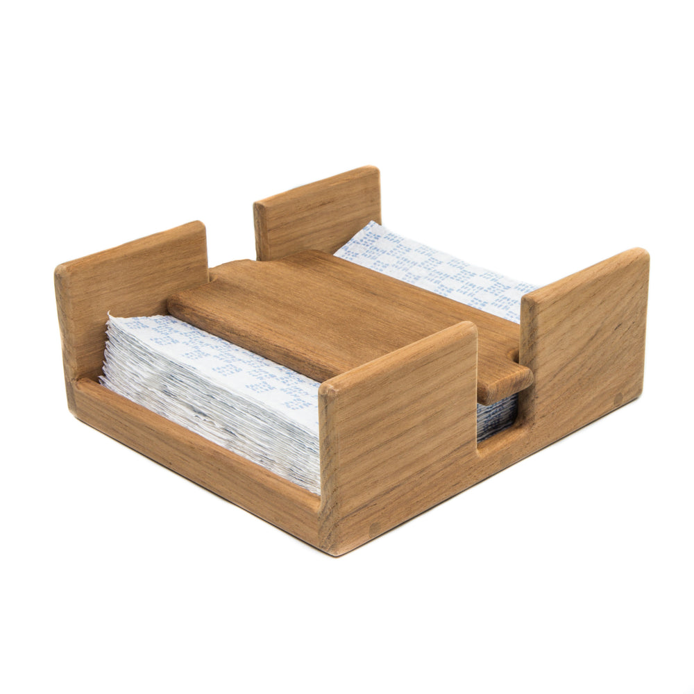 Free Standing 7.38 " Wood Napkin Holder - Homeroots - Flyclothing LLC