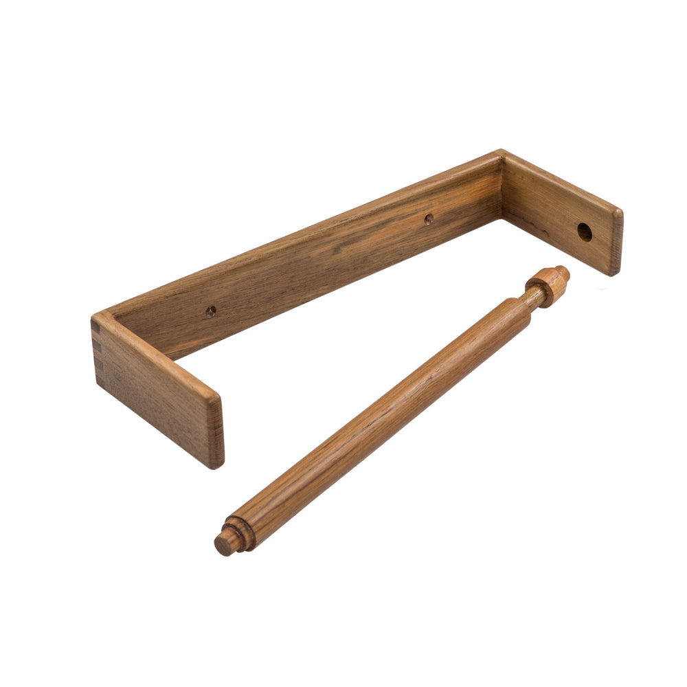 Wall Mounted 12.25 " Wood Paper Towel Holder - Homeroots - Flyclothing LLC