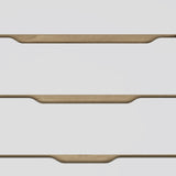 31" Brown and White Four Drawer Standard Chest - Homeroots