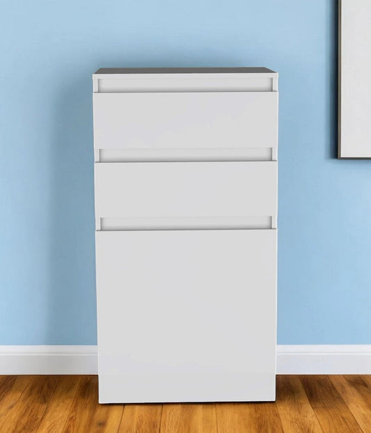 23" White Two Drawer Standard Chest - Homeroots