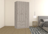 71" Light Gray Manufactured Wood Two Drawer Combo Dresser - Homeroots - Flyclothing LLC