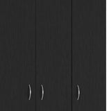 71" Black Manufactured Wood Two Drawer Combo Dresser - Homeroots - Flyclothing LLC