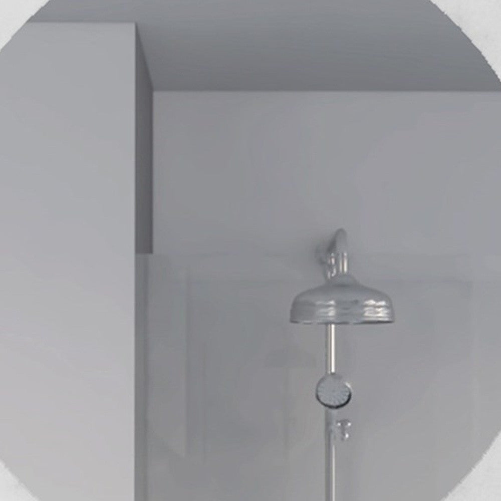 24" Clear Square Framed Bathroom Over Vanity Mirror - Homeroots - Flyclothing LLC