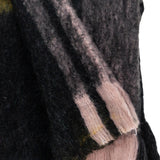 52" X 67" Yellow and Black Woven Acrylic Throw Blanket - Homeroots - Flyclothing LLC