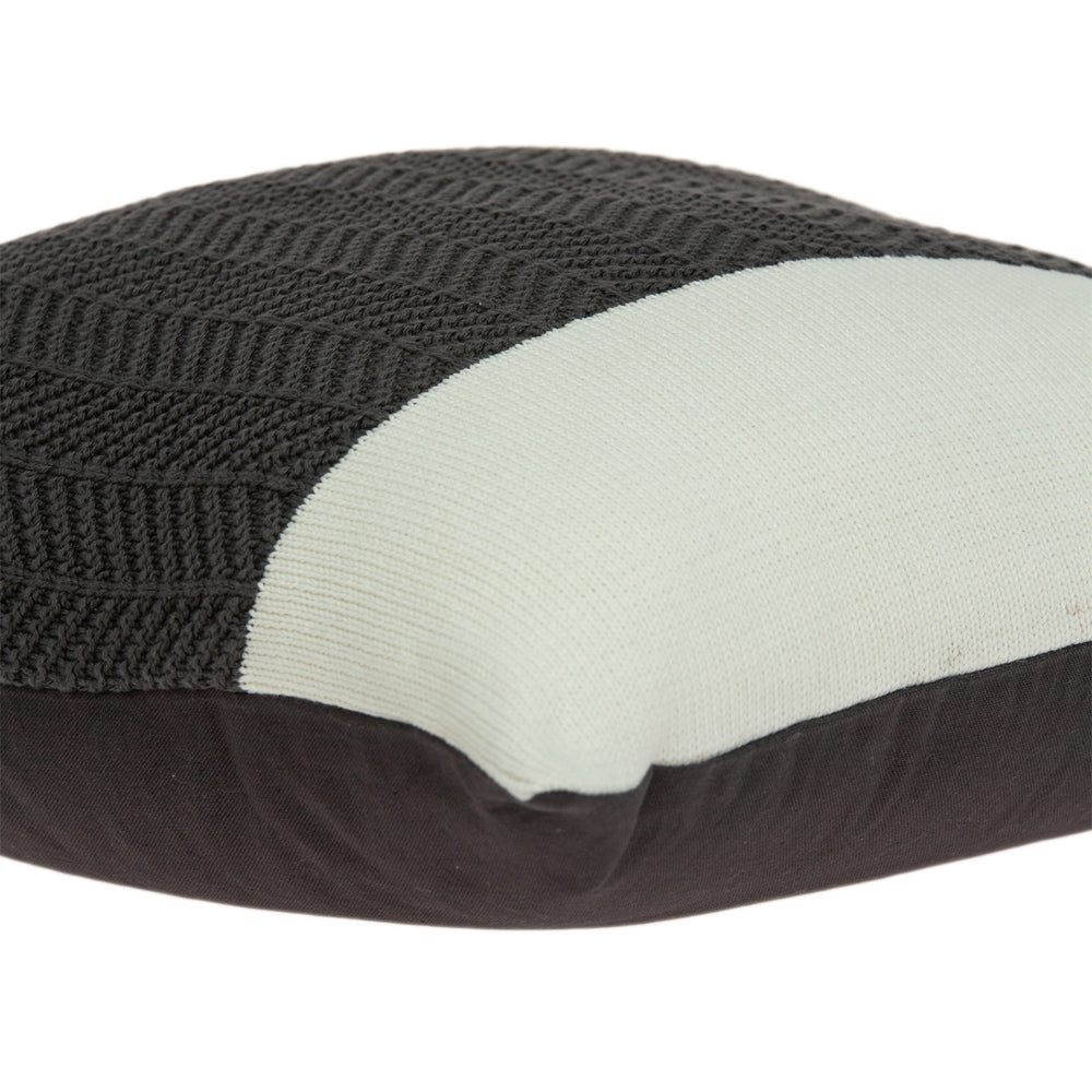 20" Gray Cotton Throw Pillow - Homeroots - Flyclothing LLC