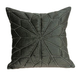 20" Gray Cotton Blend Throw Pillow - Homeroots - Flyclothing LLC