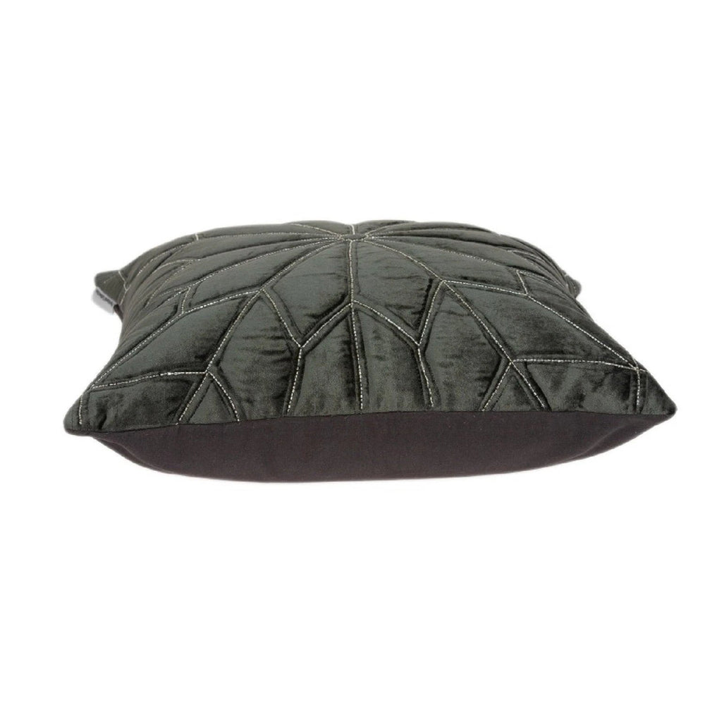 20" Gray Cotton Blend Throw Pillow - Homeroots - Flyclothing LLC